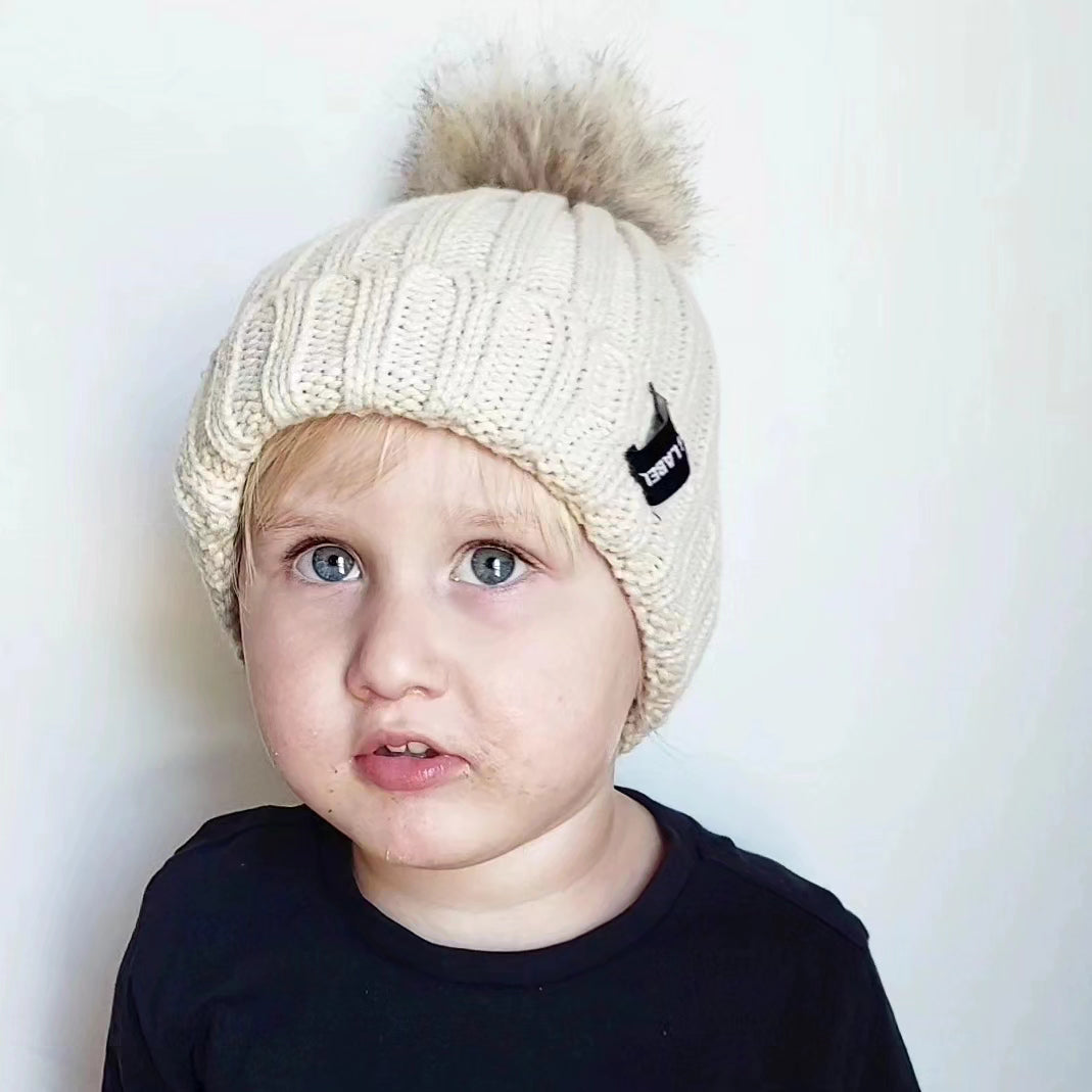 Pom Pom Beanie OATMEAL